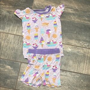 Little Sleepies Lavender Ice Cream & Sweets Pajama Set